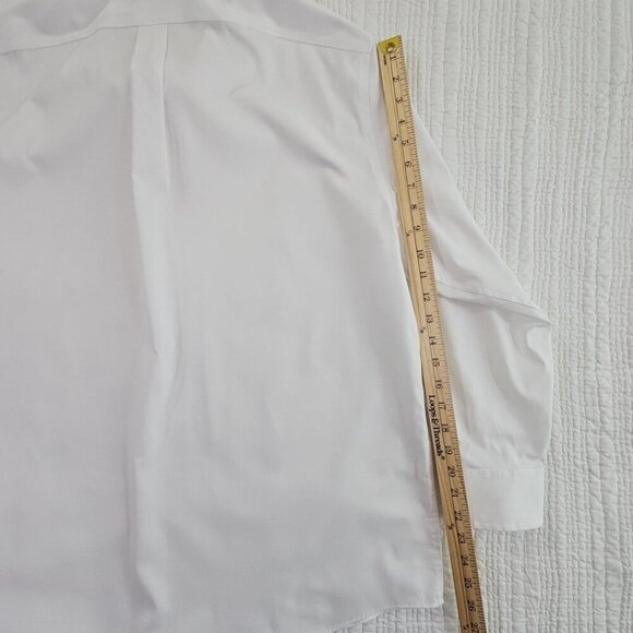 Ralph Lauren Black Label Oxford Shirt Men's XL 17 1/2 32/33 LS White Stretch EUC - Picture 12 of 14
